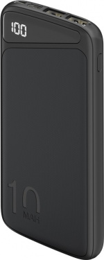 Goobay Powerbank Slimline 10.000 mAh Kraftige 10.000 mAh med statusdisplay