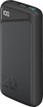Goobay Hurtig opladning Powerbank 20.000 mAh (USB-C™ PD, QC 3.0) Kraftfuld powerbank med statusdisplay, Quick Charge-kompatibel Goobay Hurtig opladning Powerbank 20.000 mAh (USB-C™ PD, QC 3.0) Kraftfuld powerbank med statusdisplay, Quick Charge-kompatibel