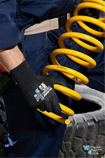 Wonder Grip WG-640 Car repair shop, Assembly, Steel industry, Waste industry, medium cut protection in dry, damp and slightly oily environments, XL/10