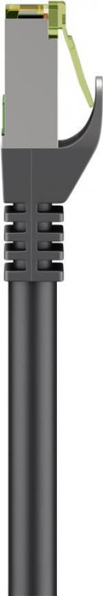 Goobay RJ45 netværkskabel med CAT 8.1 S/FTP råkabel, AWG 26, sort kobberleder, LSZH halogenfri kabelkappe, RJ45-stik (CAT 6A), 20 m Goobay RJ45 netværkskabel med CAT 8.1 S/FTP råkabel, AWG 26, sort kobberleder, LSZH halogenfri kabelkappe, RJ45-stik (CAT 6A), 20 m