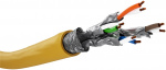 Goobay GHMT-certificeret CAT 8.1 installationskabel, S/FTP (PiMF), gul kobberleder (CU), AWG 22/1 (solid), halogenfri (LSZH), 25 m Goobay GHMT-certificeret CAT 8.1 installationskabel, S/FTP (PiMF), gul kobberleder (CU), AWG 22/1 (solid), halogenfri (LSZH), 25 m