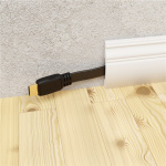 Goobay Højhastigheds HDMI™-kabel Slim med Ethernet HDMI™ stik (type A) > HDMI™-hanstik (type A), 1 m