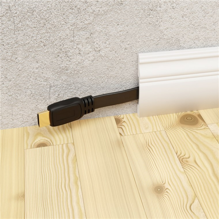 Goobay Højhastigheds HDMI™-kabel Slim med Ethernet HDMI™ stik (type A) > HDMI™-hanstik (type A), 1.5 m Goobay Højhastigheds HDMI™-kabel Slim med Ethernet HDMI™ stik (type A) > HDMI™-hanstik (type A), 1.5 m