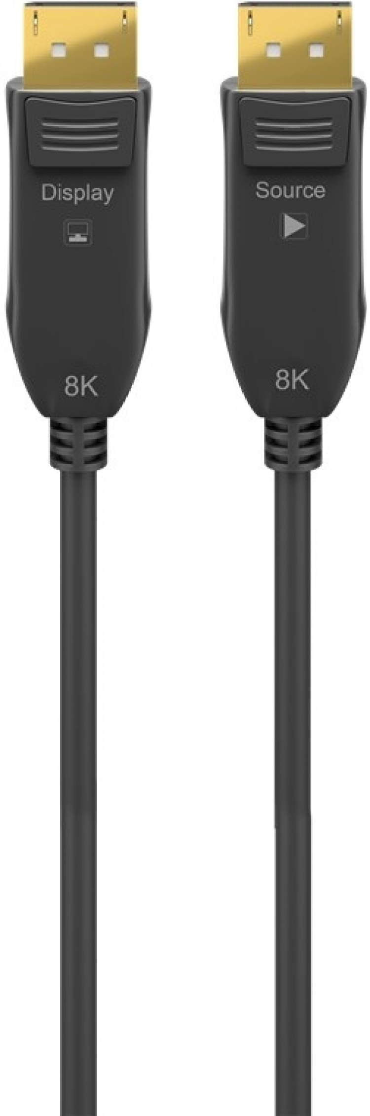 Goobay Optisk DisplayPort™ hybrid-kabel 2.0 (AOC), forgyldt DisplayPort™ stik > DisplayPort™ stik, 50 m Goobay Optisk DisplayPort™ hybrid-kabel 2.0 (AOC), forgyldt DisplayPort™ stik > DisplayPort™ stik, 50 m