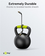 Goobay DisplayPort™ til HDMI™-kabel, 5 m, Sharkskin Grey DisplayPort™ stik > HDMI™ stik (type A) Goobay DisplayPort™ til HDMI™-kabel, 5 m, Sharkskin Grey DisplayPort™ stik > HDMI™ stik (type A)