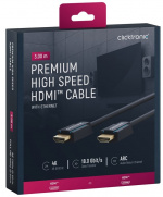 ClickTronic Premium Højhastigheds HDMI™-kabel med Ethernet Premium-kabel | 1x HDMI™-stik 1x HDMI™-stik | 3,0 m | UHD 4K @ 60 Hz ClickTronic Premium Højhastigheds HDMI™-kabel med Ethernet Premium-kabel | 1x HDMI™-stik 1x HDMI™-stik | 3,0 m | UHD 4K @ 60 Hz