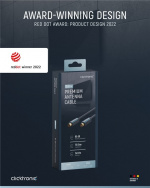 ClickTronic Koaxialkabel Premiumkabel | Koaxialkontakt Koaxialkoppling | 2,0 m | > 95 dB