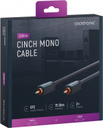 ClickTronic RCA-kabel, mono Premiumkabel | 1x cinch plug 1x cinch plug | 3,0 m | OFC innerledare ClickTronic RCA-kabel, mono Premiumkabel | 1x cinch plug 1x cinch plug | 3,0 m | OFC innerledare