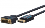 ClickTronic Adapterkabel för aktiv DisplayPort™ till DVI-D Premiumkabel | 1x DisplayPort™-kontakt >> 1x DVI-D-kontakt | 2,0 m | WUXGA @ 60 Hz ClickTronic Adapterkabel för aktiv DisplayPort™ till DVI-D Premiumkabel | 1x DisplayPort™-kontakt >> 1x DVI-D-kontakt | 2,0 m | WUXGA @ 60 Hz