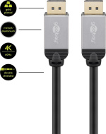 Goobay DisplayPort™-tilslutningskabel DisplayPort™ stik > DisplayPort™ stik, 3 m