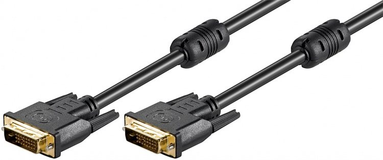 Goobay DVI-D Full HD-kabel Dual Link, forgyldt DVI-D-stik dual link (24 + 1 ben) > DVI-D-stik dual link (24 + 1 ben), 15 m Goobay DVI-D Full HD-kabel Dual Link, forgyldt DVI-D-stik dual link (24 + 1 ben) > DVI-D-stik dual link (24 + 1 ben), 15 m