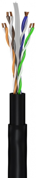 Goobay CAT 6 udendørs netværkskabel, U/UTP, sort kobberbeklædt aluminiumleder (CCA), dobbelt ydre kappe (PE), 10 m Goobay CAT 6 udendørs netværkskabel, U/UTP, sort kobberbeklædt aluminiumleder (CCA), dobbelt ydre kappe (PE), 10 m