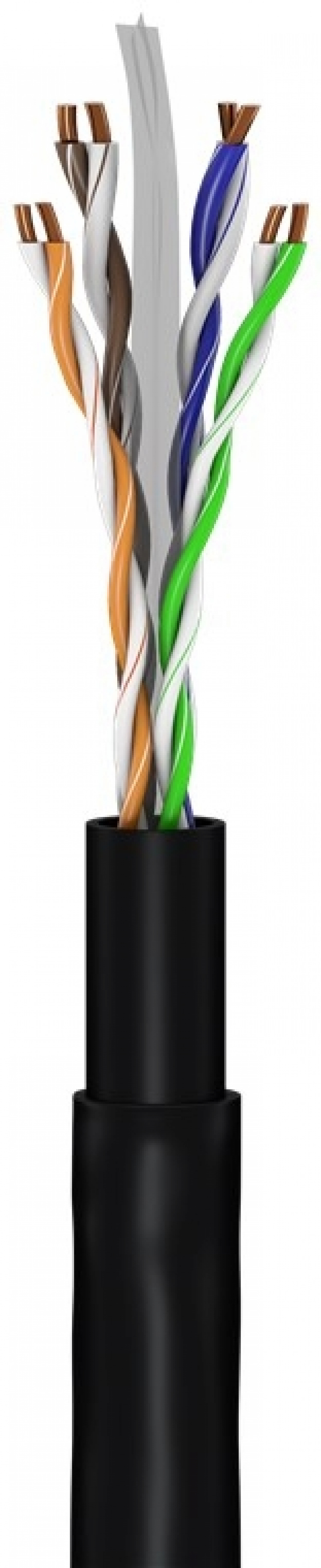 Goobay CAT 6 udendørs netværkskabel, U/UTP, sort kobberbeklædt aluminiumleder (CCA), dobbelt ydre kappe (PE), 75 m Goobay CAT 6 udendørs netværkskabel, U/UTP, sort kobberbeklædt aluminiumleder (CCA), dobbelt ydre kappe (PE), 75 m