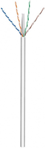 Goobay CAT 6 netværkskabel, U/UTP, grå kobberbeklædt aluminiumleder (CCA), AWG 23/1 (solid), kabelkappe PVC, 305 m Goobay CAT 6 netværkskabel, U/UTP, grå kobberbeklædt aluminiumleder (CCA), AWG 23/1 (solid), kabelkappe PVC, 305 m