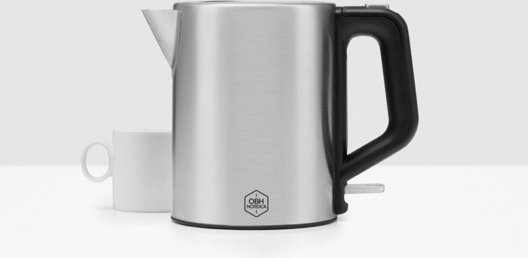 OBH Nordica Bronx -vedenkeitin 1 l, ruostumaton teräs