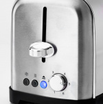 OBH Nordica Metropolitan -leivänpaahdin, 2 viipaleelle, teräs OBH Nordica Metropolitan -leivänpaahdin, 2 viipaleelle, teräs