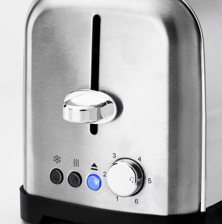 OBH Nordica Metropolitan -leivänpaahdin, 2 viipaleelle, teräs OBH Nordica Metropolitan -leivänpaahdin, 2 viipaleelle, teräs