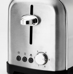 OBH Nordica Metropolitan -leivänpaahdin, 2 viipaleelle, teräs OBH Nordica Metropolitan -leivänpaahdin, 2 viipaleelle, teräs