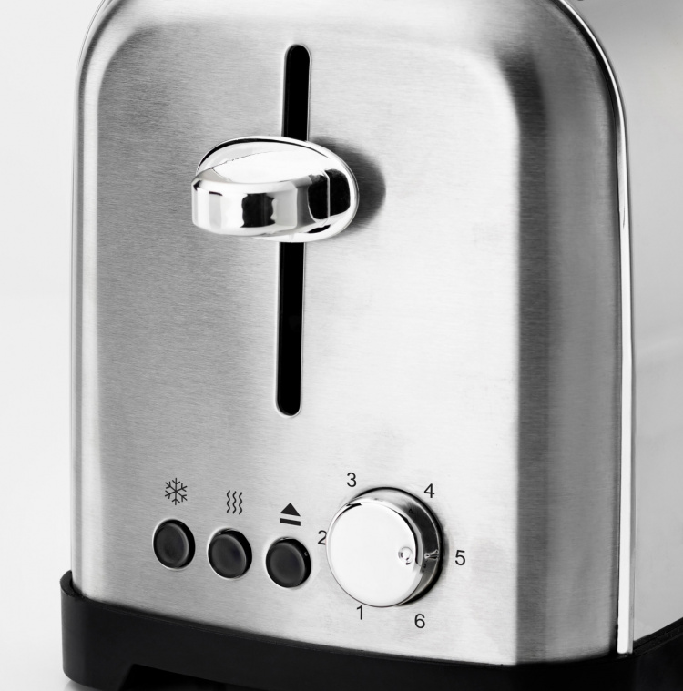 OBH Nordica Metropolitan -leivänpaahdin, 2 viipaleelle, teräs OBH Nordica Metropolitan -leivänpaahdin, 2 viipaleelle, teräs