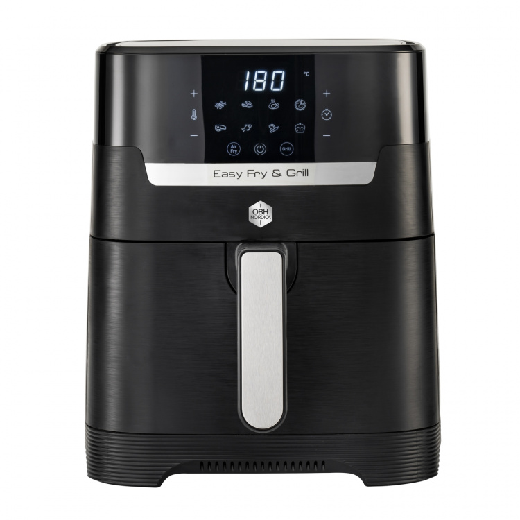 OBH Nordica Easy Fry & Grill Precision Airfryer med grillfunktion, Svart