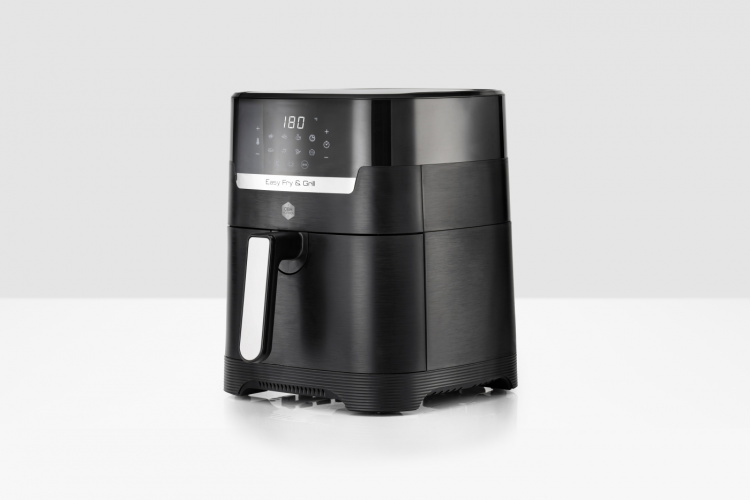 OBH Nordica Easy Fry & Grill Precision Airfryer med grillfunktion, Svart