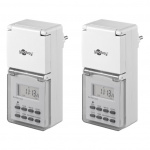 Goobay Set med 2, digital timer IP44 Lättanvänd digital timer Goobay Set med 2, digital timer IP44 Lättanvänd digital timer