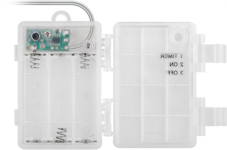 Goobay Set med 3 ljusgranar med 75 lysdioder med timerfunktion, varmvitt (3000 K), batteridrift, för inomhus och utomhusbruk (IP44) Goobay Set med 3 ljusgranar med 75 lysdioder med timerfunktion, varmvitt (3000 K), batteridrift, för inomhus och utomhusbruk (IP44)