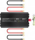 Goobay Spänningsomvandlare DC/AC (12 V - 230 V/3000 W) USB omvandlar 12 V DC till 230 V AC