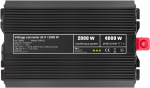Goobay Spänningsomvandlare DC/AC (24 V - 230 V/2000 W) USB omvandlar 24 V DC till 230 V AC