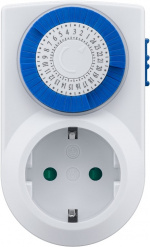 Goobay Analog timer lättmanövrerad mekanisk timer för eluttaget