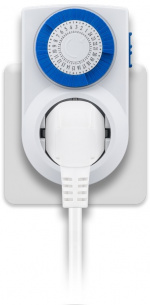 Goobay Analog timer lättmanövrerad mekanisk timer för eluttaget