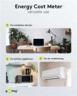 Goobay Digital energimätare Basic för mätning av energiförbrukningen för elektriska hushållsapparater Goobay Digital energimätare Basic för mätning av energiförbrukningen för elektriska hushållsapparater