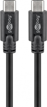 Goobay Sync & Charge SuperSpeed USB-C™-kabel (USB 3.2 Gen 1), USB-PD, 3 m USB-C™ plugg > USB-C™ plugg Goobay Sync & Charge SuperSpeed USB-C™-kabel (USB 3.2 Gen 1), USB-PD, 3 m USB-C™ plugg > USB-C™ plugg