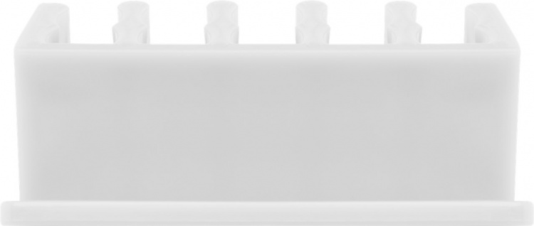 Goobay Kabelhantering 5 urtag, vit 2-pack för att ordna och fästa, avtagbar