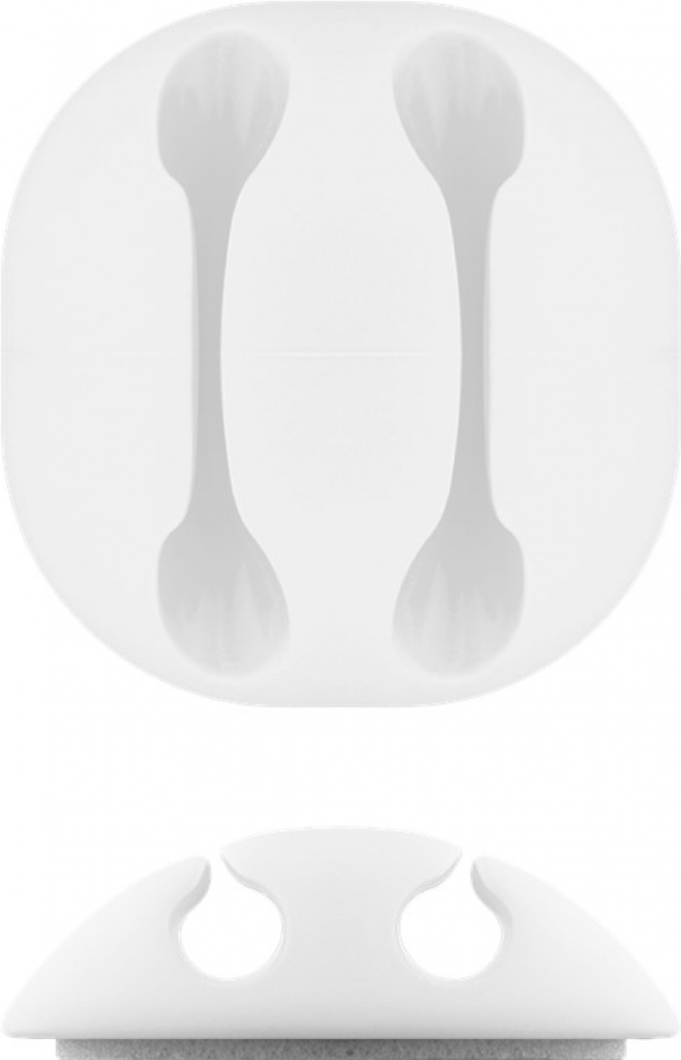Goobay Kabelhanteringssats, vit 5-pack för att ordna och fästa, avtagbar Goobay Kabelhanteringssats, vit 5-pack för att ordna och fästa, avtagbar