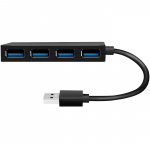 LogiLink USB 3.0-hub (3.2 Gen1) 4 USB-A-portar