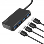 LogiLink USB 3.0-hub (3.2 Gen1) 4 USB-A-portar