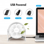 LogiLink USB-fläkt Ø12,7 cm Vit LogiLink USB-fläkt Ø12,7 cm Vit