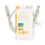 Nedis CAT5e netværkskabel | U/UTP | RJ45 Han | RJ45 Han | 0.50 m | Runde | PVC | Grå | Label