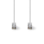Nedis Cat 8.1 netværkskabel | S/FTP | RJ45 Han | RJ45 Han | 5.00 m | Runde | LSZH | Hvid | Label