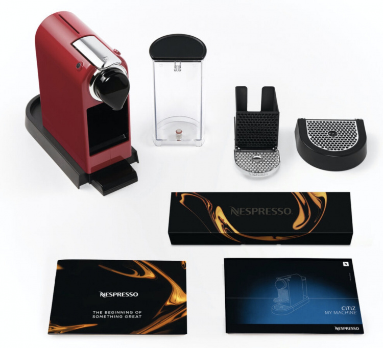 Krups Nespresso Citiz Kapselmaskin, Röd