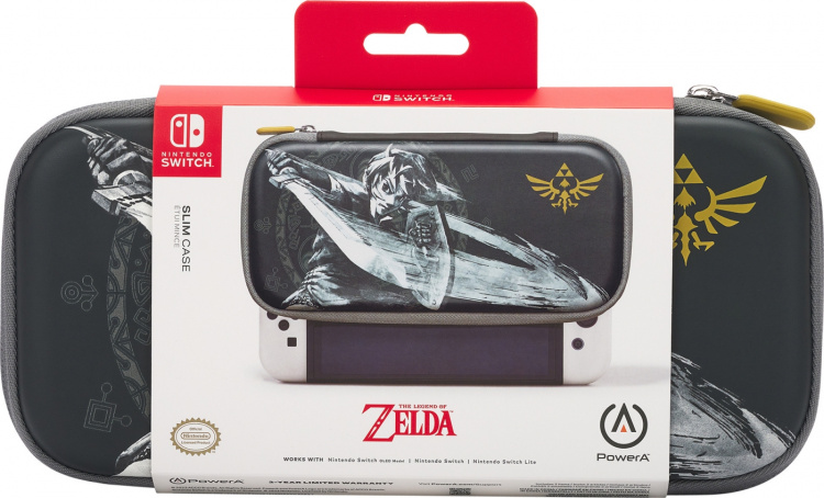 PowerA Slim Case Battle-Ready Link skyddsfodral, Nintendo Switch