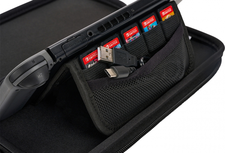 PowerA Slim Case Charcoal beskyttelsesetui, Nintendo Switch