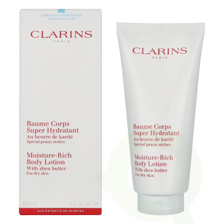 Clarins Moisture-Rich Body Lotion 200 ml With Shea Butter - For Dry Skin