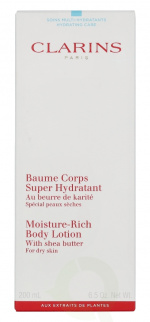 Clarins Moisture-Rich Body Lotion 200 ml With Shea Butter - For Dry Skin