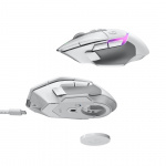 Logitech G502 X Plus Wireless Gaming Mouse, White/Premium