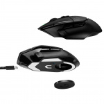 Logitech G502 X LIGHTSPEED trådløs gamingmus, sort/kerne