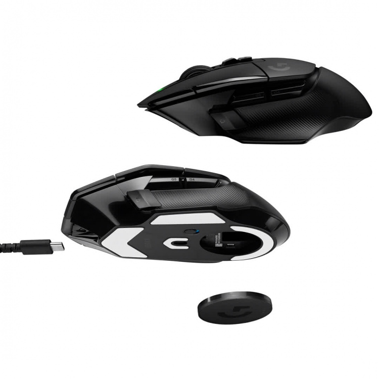 Logitech G502 X LIGHTSPEED trådløs gamingmus, sort/kerne