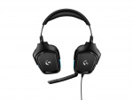 Logitech G432 Gaming Headset Leatherette, Black
