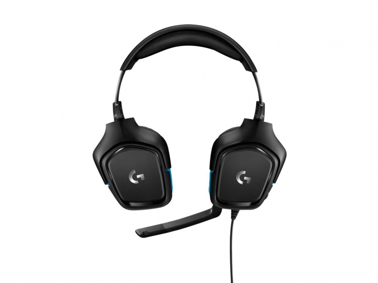 Logitech G432 Gaming Headset Leatherette, Black